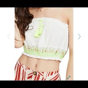 Free people no more tiers tube top